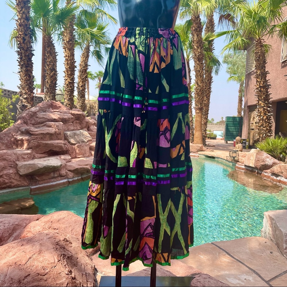 Ladies Long Skirt hippie boho alternative festival
